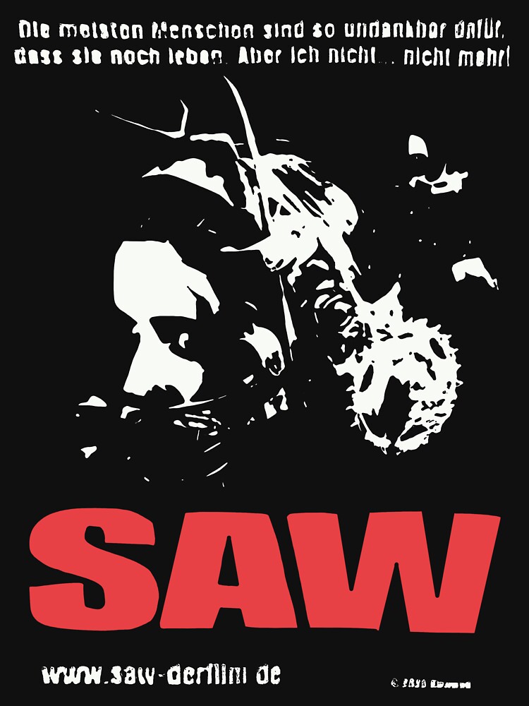 Vintage Saw 2004 movie promo