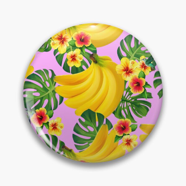 Item preview, Bananas ,tropical forest ,hibiscuses ,forest  designed and sold by letsgow8th.