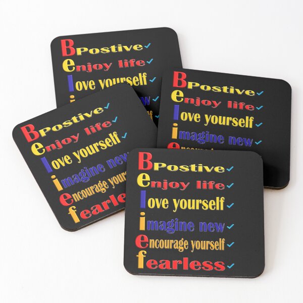 Item preview, Belief in Yourself Word Art designed and sold by Indie-Chille.