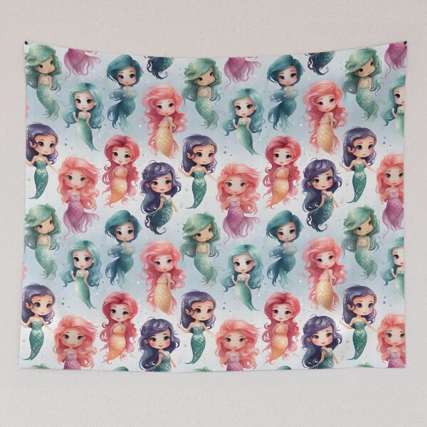 Item preview, Mermaids Pattern 21 designed and sold by DigitalPatternx.