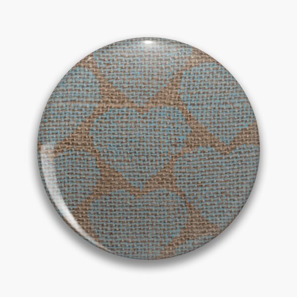 Item preview, Blue Hearts on Hessian designed and sold by Jaana Day.