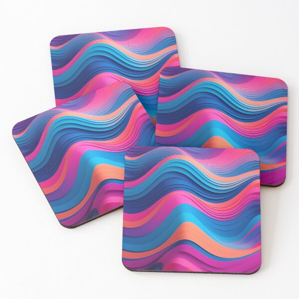 Item preview, Psychedelic Waves - techno wavy pattern designed and sold by Omarupattern51.