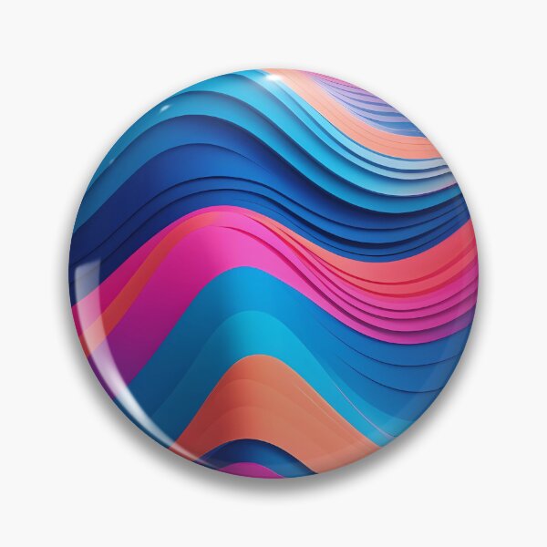 Item preview, Psychedelic Waves - techno wavy pattern designed and sold by Omarupattern51.