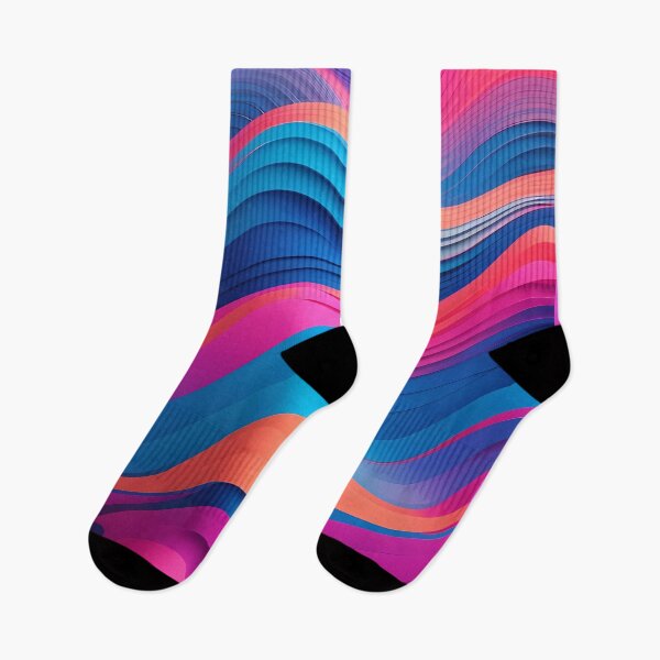 Item preview, Psychedelic Waves - techno wavy pattern designed and sold by Omarupattern51.
