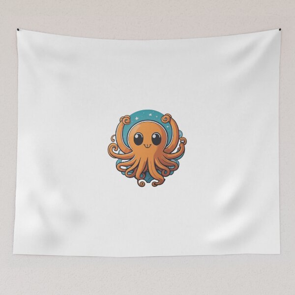 Item preview, Happy octopus  designed and sold by StickerguyYYY.