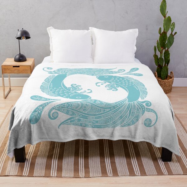 Item preview, Light Blue Zodiac Pisces designed and sold by Anja Steiner.