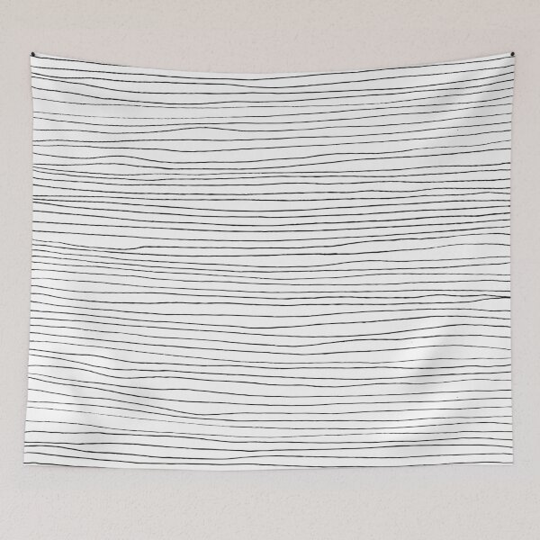 Item preview, Geometric pattern black and white lines designed and sold by Miruna Illustration.
