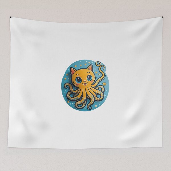 Item preview, Octopus Cat designed and sold by StickerguyYYY.