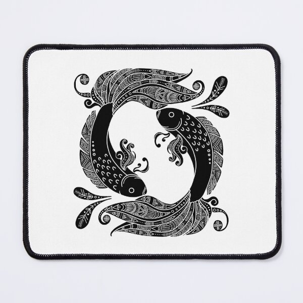 Item preview, Black Zodiac Pisces designed and sold by Anja Steiner.