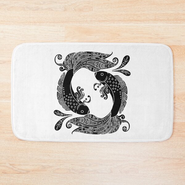 Item preview, Black Zodiac Pisces designed and sold by Anja Steiner.