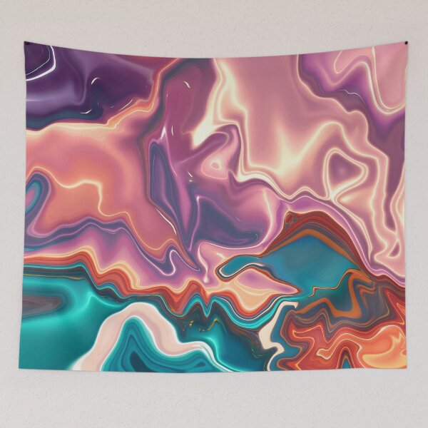 Item preview, Remolino Técnica Liquidez Swirley Remolino Pintura Líquido Abstracto 2 de 5 designed and sold by Beachy.