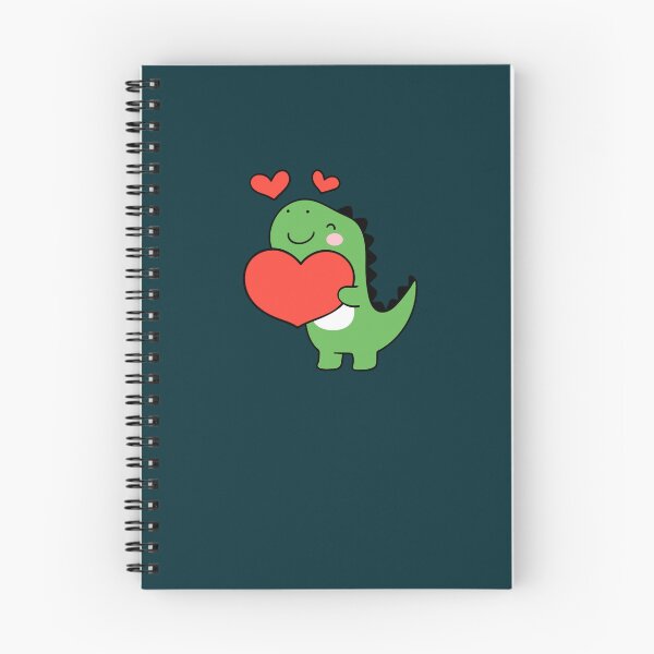 Item preview, Dino with a full heart designed and sold by ArteKye.