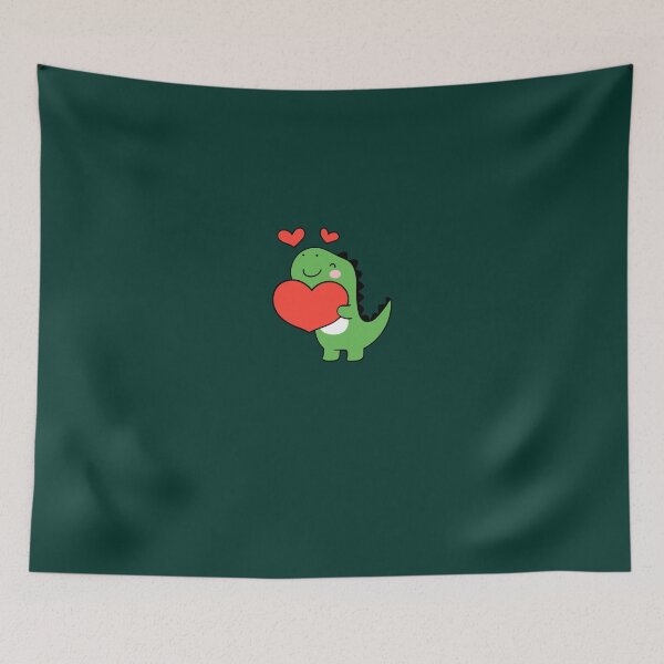 Item preview, Dino with a full heart designed and sold by ArteKye.