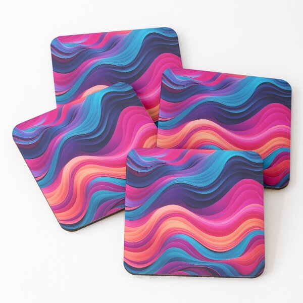 Item preview, Psychedelic Wavy Art-techno wavy pattern designed and sold by Omarupattern51.
