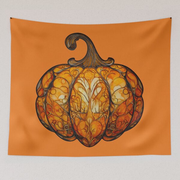 Item preview, Ornate Fall Pumpkin  designed and sold by Nange and Gabe.