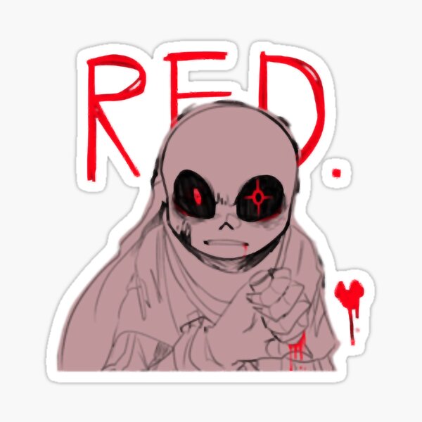 Ink sans, emotions are useless (color) Sticker for Sale by Nova-R