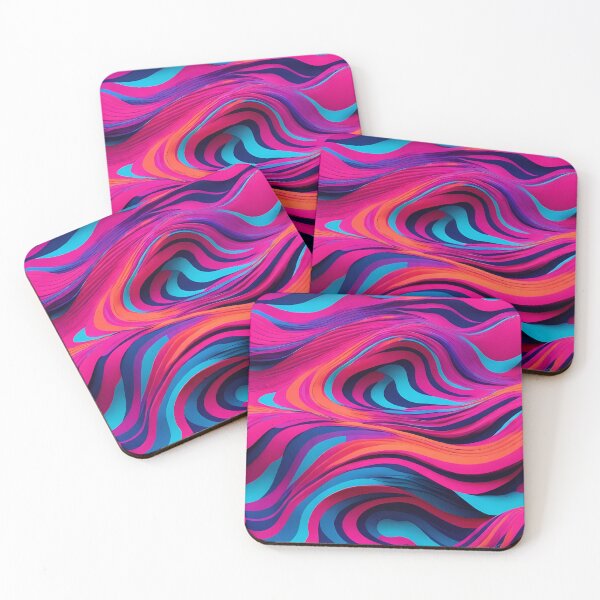 Item preview, Techno Colors Explosion - techno wavy pattern designed and sold by Omarupattern51.