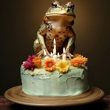 Scaring Frog Cake - Decorated Cake by Ms. V - CakesDecor