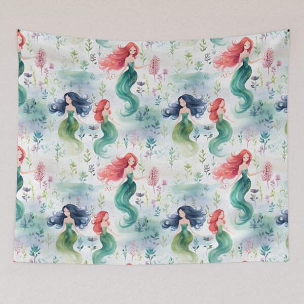 Item preview, Mermaids Pattern 22 designed and sold by DigitalPatternx.