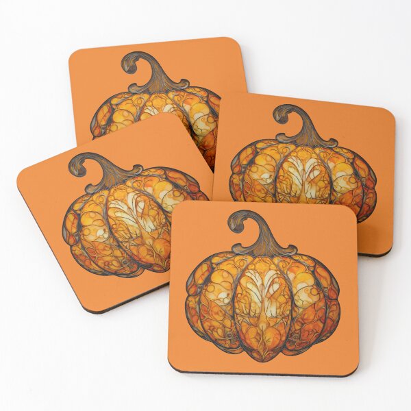 Item preview, Ornate Fall Pumpkin  designed and sold by Nange and Gabe.
