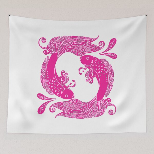 Item preview, Pink Zodiac Pisces designed and sold by Anja Steiner.