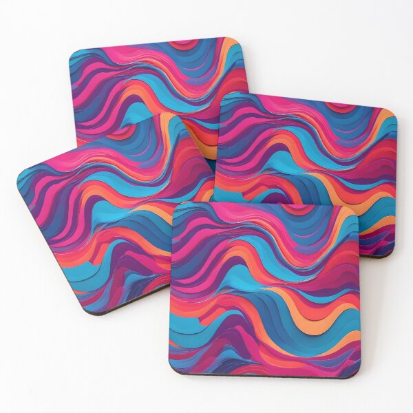 Item preview, Psychedelic Wavy Vibe-techno wavy pattern designed and sold by Omarupattern51.
