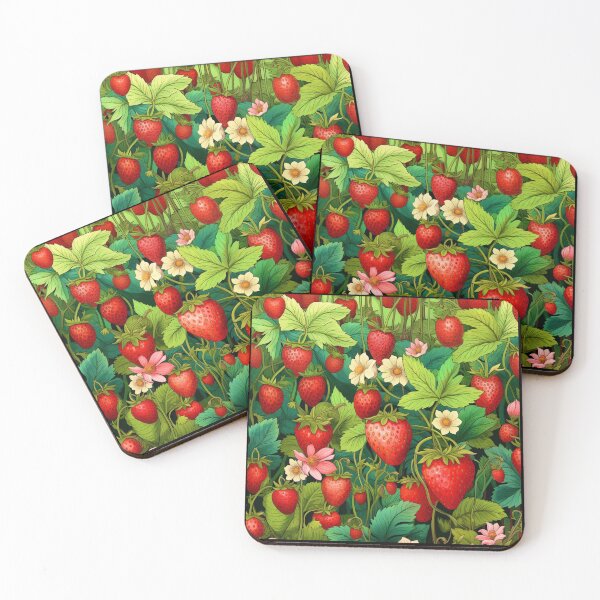 Item preview, Strawberry Field Pattern designed and sold by Myra365Art.