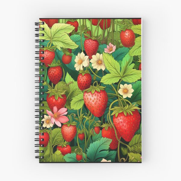 Item preview, Strawberry Field Pattern designed and sold by Myra365Art.
