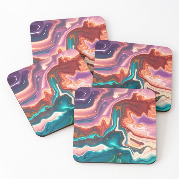 Item preview, Remolino Técnica Liquidez Swirley Remolino Pintura Líquido Abstracto 1 de 5 designed and sold by Beachy.