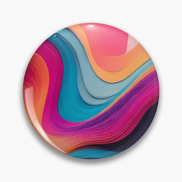 Item preview, Waves Fusion Techno Psychedelic-techno wavy pattern designed and sold by Omarupattern51.