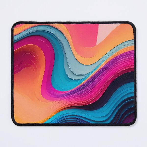 Item preview, Waves Fusion Techno Psychedelic-techno wavy pattern designed and sold by Omarupattern51.