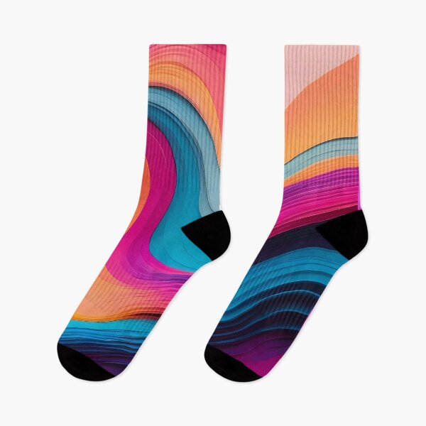 Item preview, Waves Fusion Techno Psychedelic-techno wavy pattern designed and sold by Omarupattern51.