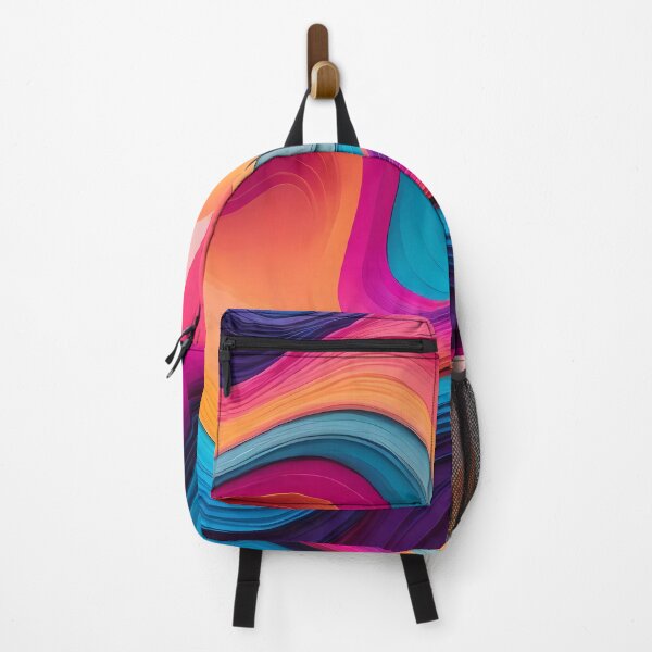 Item preview, Waves Fusion Techno Psychedelic-techno wavy pattern designed and sold by Omarupattern51.