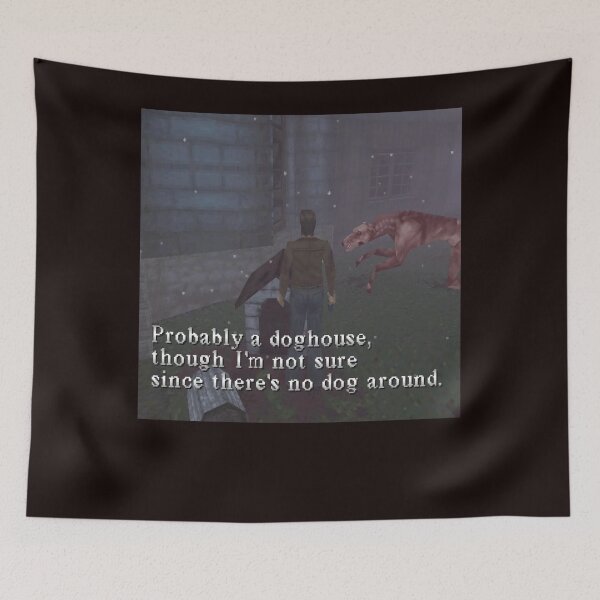 Item preview, Silent Hill 1 Harry Mason Probably A Doghouse Meme designed and sold by KianaSch.