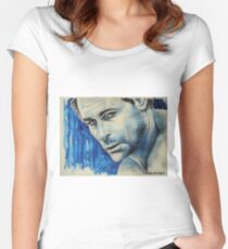 Rob Lowe, featured in Art Universe Women's Fitted Scoop T-Shirt
