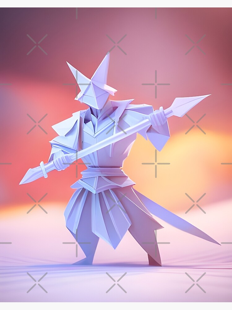 The folding process of origami Samurai Warrior — Video | VK