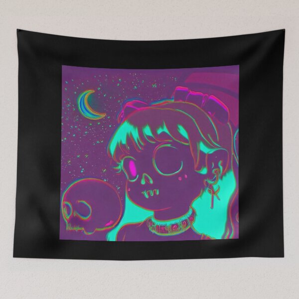 Item preview, Cosmic Neon Girl designed and sold by GloomyDay Store.