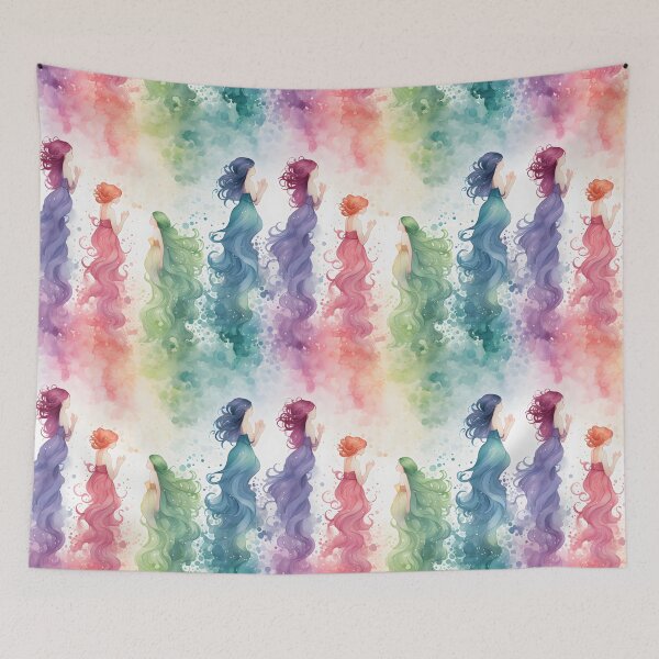 Item preview, Mermaids Pattern 23 designed and sold by DigitalPatternx.