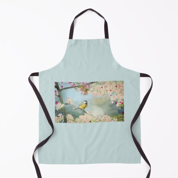 Artikelvorschau, Blaumeise und Kirschblüte entworfen und verkauft von MouseCatty.