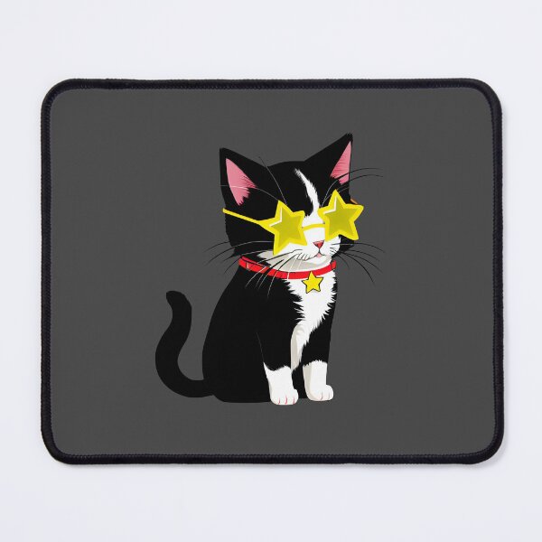 Item preview, Cat wearing star shaped sunglasses designed and sold by PiggyWonka.