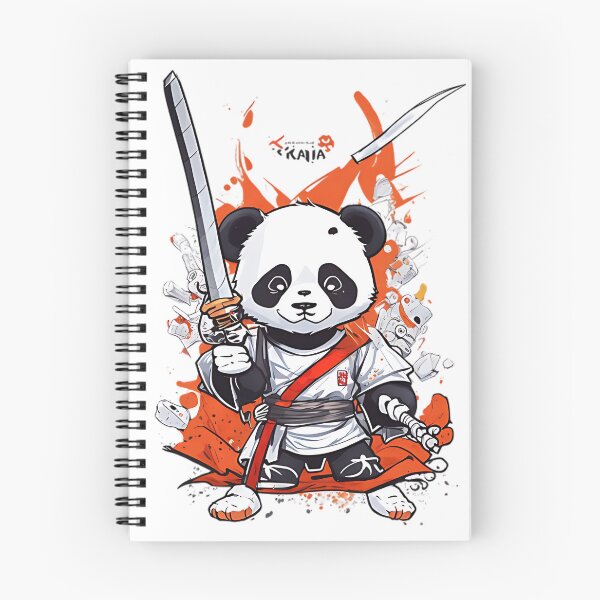 Item preview, samurái panda de dibujos animados lindo designed and sold by ARinternational.