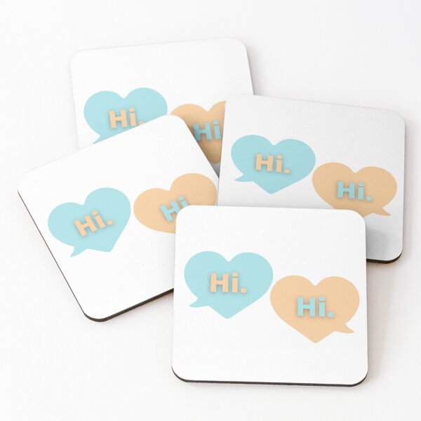 Item preview, Heartstopper Hola burbujas de discurso designed and sold by humnoo.