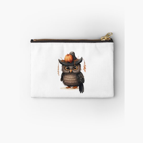 Item preview, Halloween Owl and Pumpkin designed and sold by artfulbitsbyk.