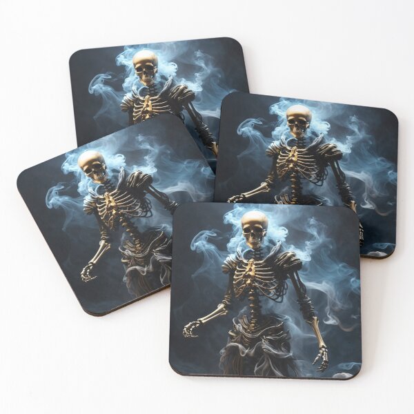 Item preview, Smoking skeleton designed and sold by Travellerx.