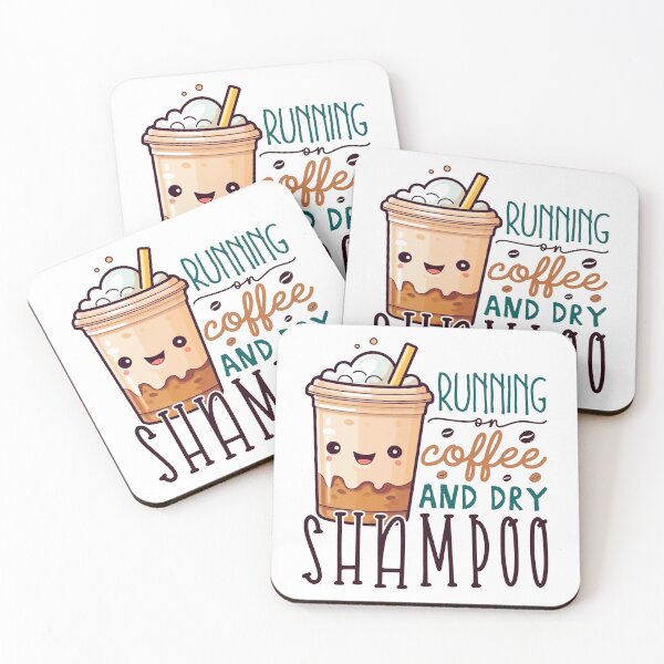 Item preview, Running on Coffee and Dry Shampoo designed and sold by Jandsgraphics.