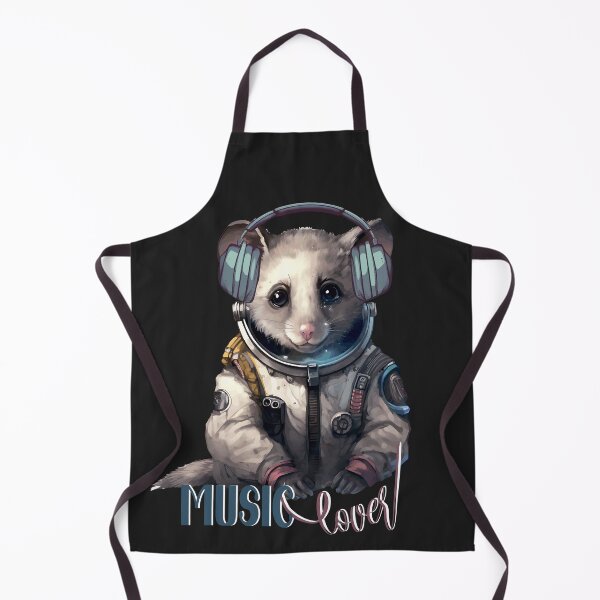 Item preview, Music lover. Watercolour  sticker mouse in an astronaut costume. Cute astronaut  animal designed and sold by Anastasiia Yurevych.
