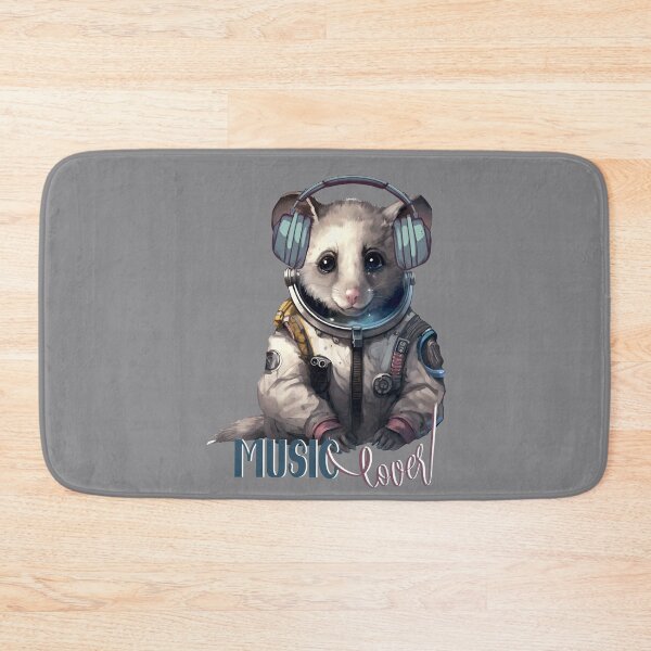 Item preview, Music lover. Watercolour  sticker mouse in an astronaut costume. Cute astronaut  animal designed and sold by Anastasiia Yurevych.