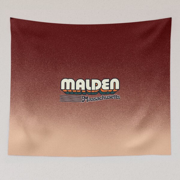 Item preview, Malden, Massachusetts | Retro Stripes designed and sold by retroready.