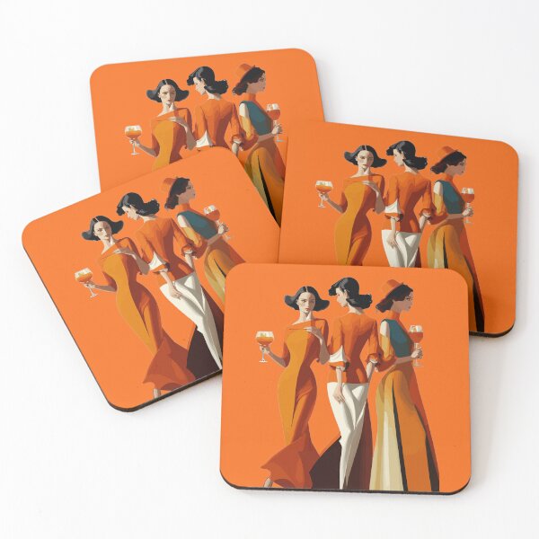 Item preview, Three art deco women designed and sold by CatCoconut-Art.