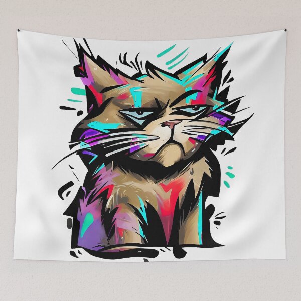 Artikelvorschau, Schläfrige Katze entworfen und verkauft von Pirish-Designs.